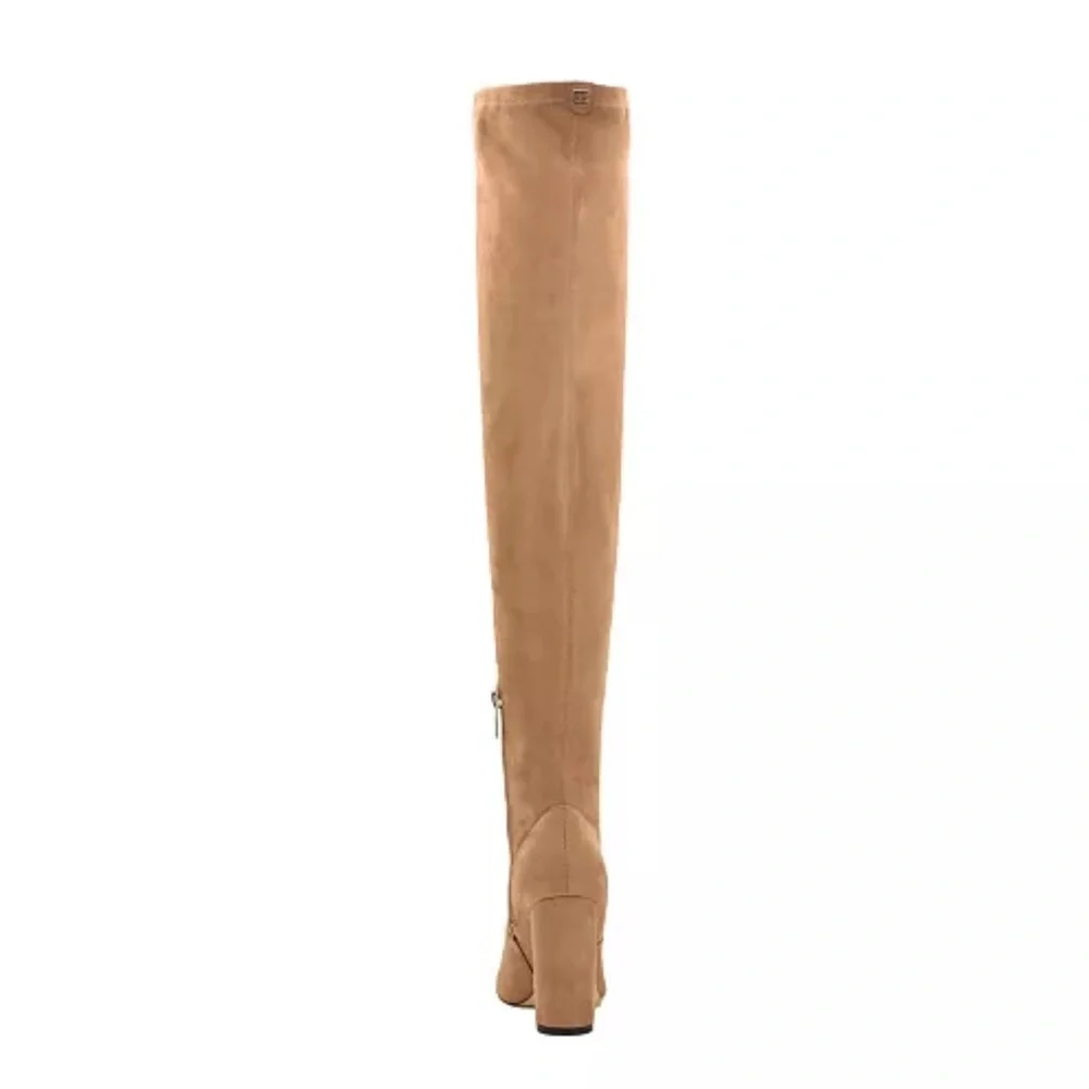GUESS Women's Abetter Block Heel Over the Knee Boots